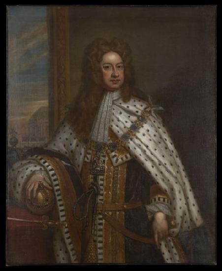 KNELLER, Sir Godfrey Portrait of King George I oil painting picture